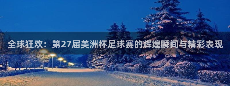 世界杯视频:全球狂欢:第27届美洲杯足球赛的辉煌瞬间与精彩表现